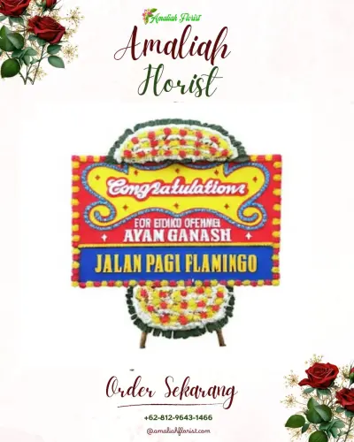 Bunga Papan Congratulation di Pipitan